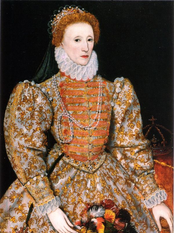 Elizabeth I in an embroidered gown and ruff, the Darnley Portrait