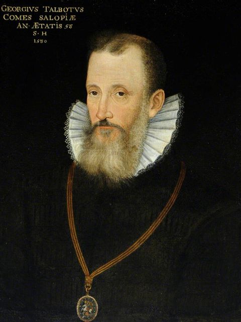 George Talbot with a white beard and ruff, dated 1580